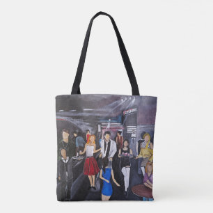 Bolsa Tote Pintura sem controle de Alfred Fox Poster
