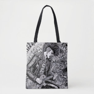 Bolsa Tote PINTURA VOCÊ MESMO! Saco de mão de livro de colori