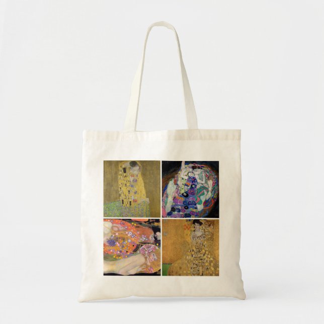 Bolsa Tote Pinturas do Klimt (Frente)