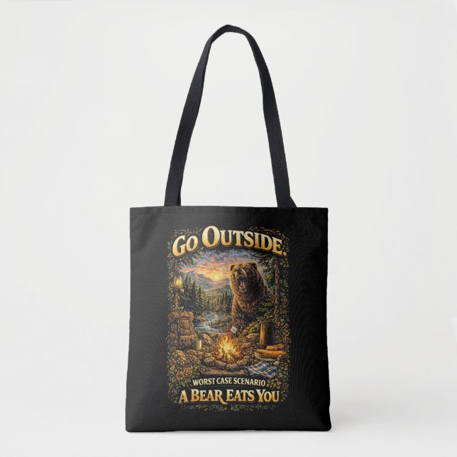Bolsa Tote Pior Caso na Natureza (Frente)