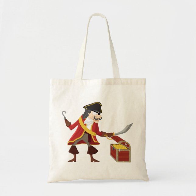 Bolsa Tote Pirata do capitão (Frente)
