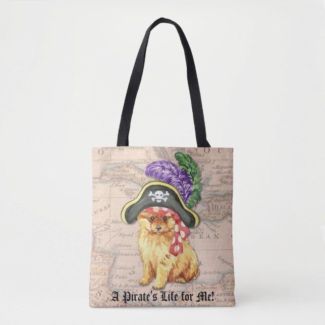 Bolsa Tote Pirata Pomeraniana (Frente)