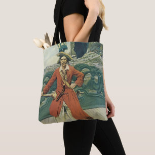 Bolsa Tote Piratas Antigos, Capitão Keitt de Howard Pyle