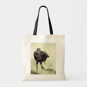 Bolsa Tote Piratas Vintage, Capitão Bill Bones por NC Wyeth