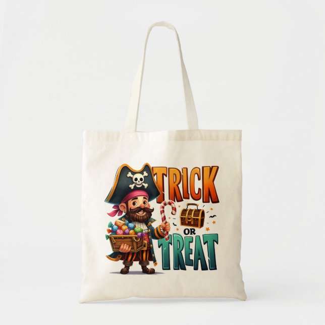 Bolsa Tote Pirate Adventure Trick ou Treine Bag (Frente)