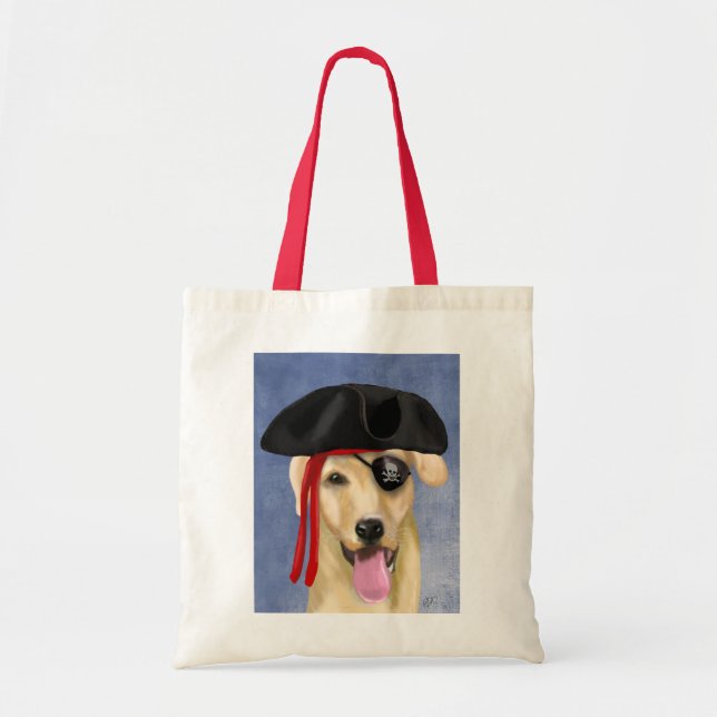 Bolsa Tote Pirate Labrador Amarelo (Frente)