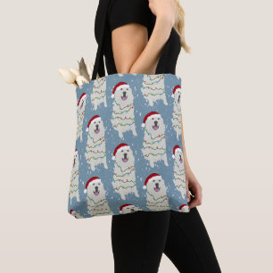 Bolsa Tote Pirenéus Excelentes de Natal 