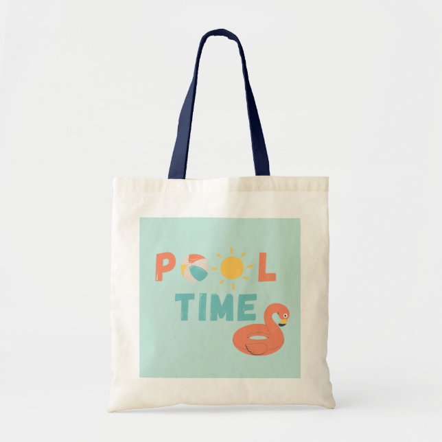 Bolsa Tote piscina. Praia de Piscinas e Bolsas (Frente)