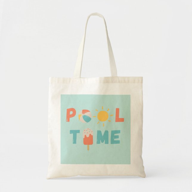 Bolsa Tote piscina. Praia de Piscinas e Bolsas (Frente)
