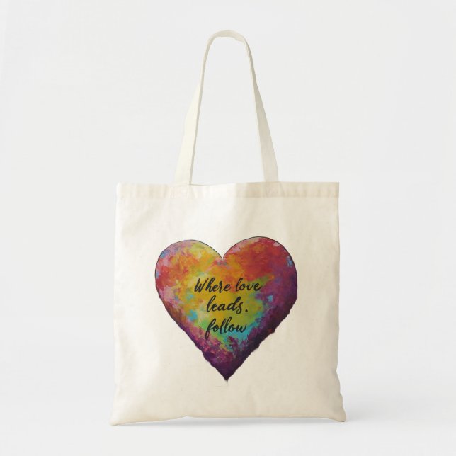 Bolsa Tote Pistas de amor (Frente)