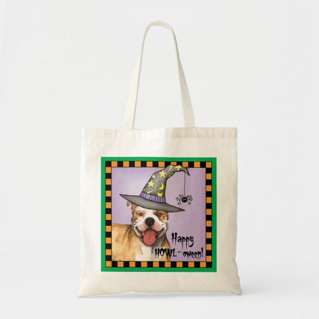 Bolsa Tote Pit Bull Witch (Frente)