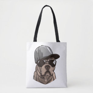 Bolsa Tote Pitbull Gangster