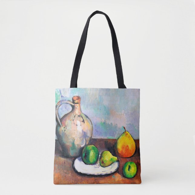 Bolsa Tote Pitcher e Fruta, Paul Cezanne (Frente)