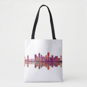 Bolsa Tote Pittsburgh Pensilvânia Skyline