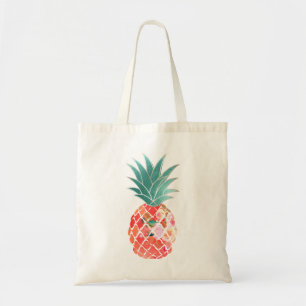 Bolsa Tote PixDezines Aloha Abacaxi+Faux Foil