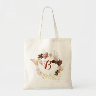 Bolsa Tote PixDezines Chuva de Noiva de Flores de Outono em A