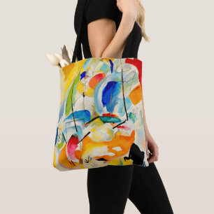Bolsa Tote PixDezines Kandinsky 1913 Batalha Naval Improv 31