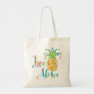 Bolsa Tote PixDezines Live Aloha Pineapple