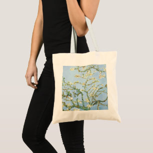 Bolsa Tote PixDezines Van Gogh Flores de Amendoeira em Saint-