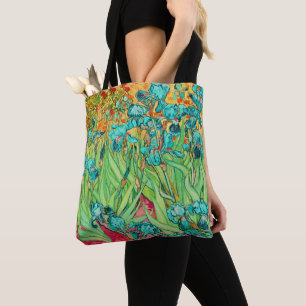 Bolsa Tote PixDezines Van Gogh Íris Teal/St. Remy