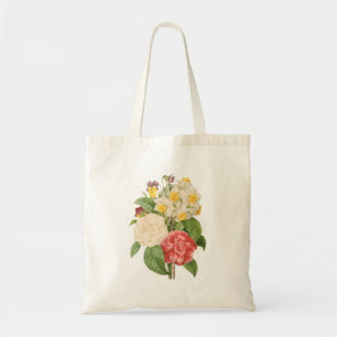 Bolsa Tote PixDezines Vintage Camelia/Daffodils/Redoute