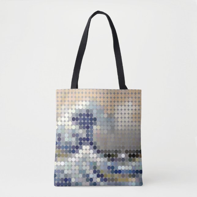 Bolsa Tote Pixeldot "A onda do Excelente" (Frente)