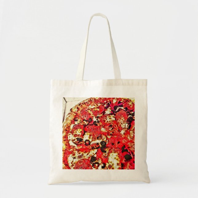 Bolsa Tote Pizza (Frente)