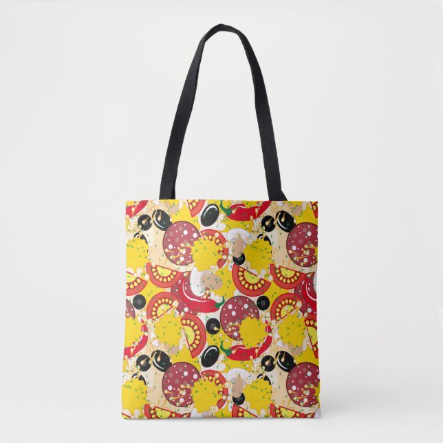 Bolsa Tote Pizza (Frente)