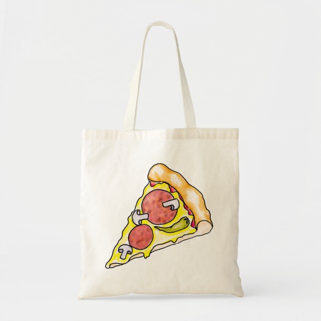 Bolsa Tote Pizza (Frente)