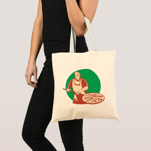 Bolsa Tote Pizza Baker Tote Bag (Criador carregado)