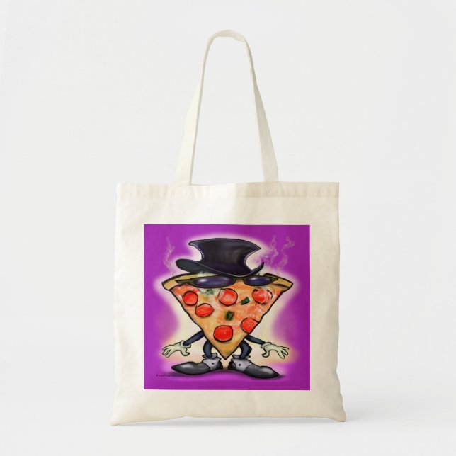 Bolsa Tote Pizza clássica (Frente)