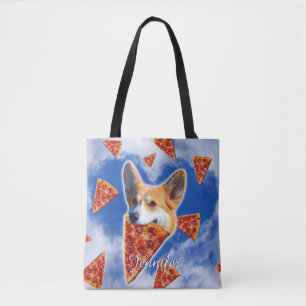 Bolsa Tote Pizza De Engorda De Cães