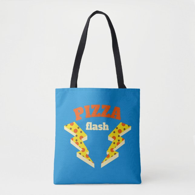Bolsa Tote pizza Flash (Frente)