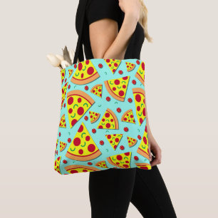 Bolsa Tote Pizza Lover Fatias de Pepperoni Impressão