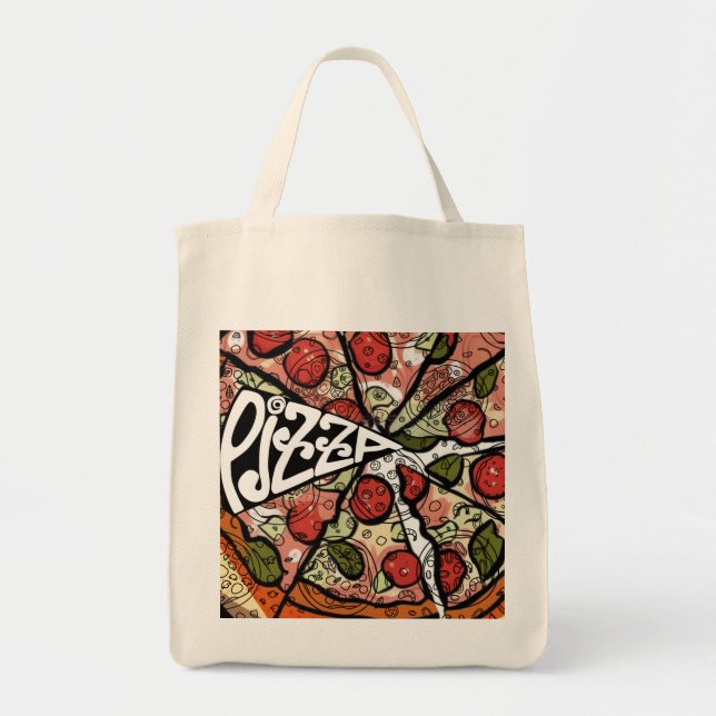 Bolsa Tote Pizza Pie (Frente)