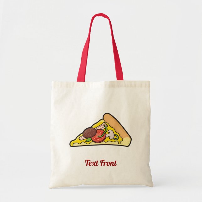 Bolsa Tote Pizza Slice Tote Bag (Frente)