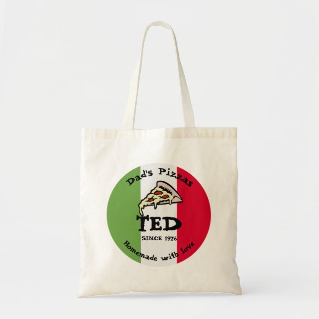 Bolsa Tote Pizzas pais (Frente)