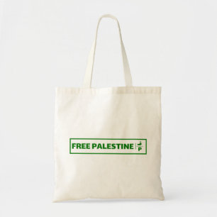 Bolsa Tote Placa de matrícula de carros na Palestina - Liberd