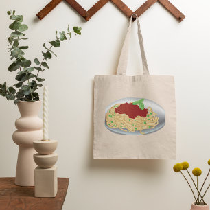 Bolsa Tote Placa De Spaghetti Tote