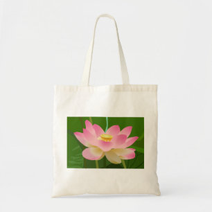 Bolsa Tote Placas de Flores de Lotus Lily Água Flor Rosa