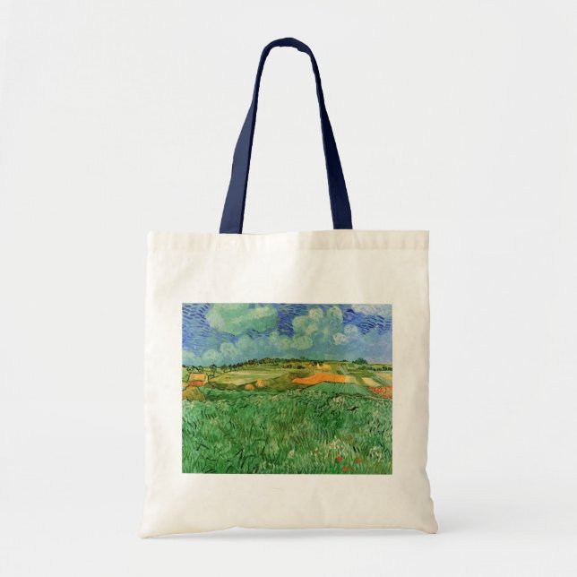 Bolsa Tote Plain Próar Auvers por Vincent van Gogh (Frente)