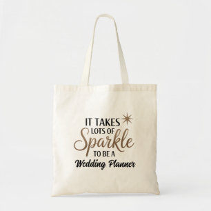 Bolsa Tote Planeador de Casamento Sparkle