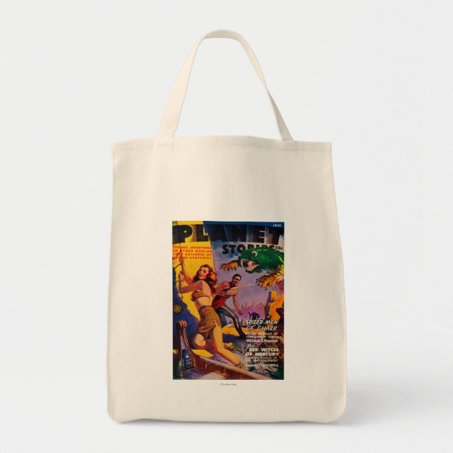 Bolsa Tote Planet Stories Magazine Cobrir 5 (Frente)