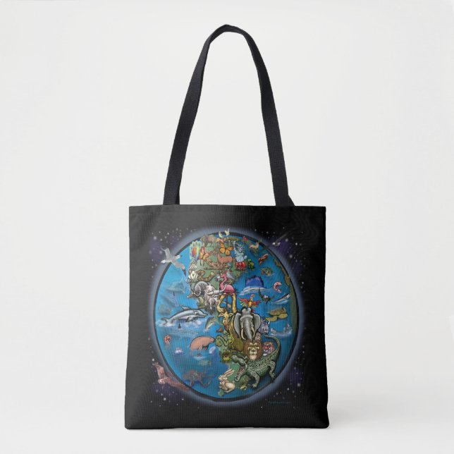 Bolsa Tote Planeta Animal (Frente)