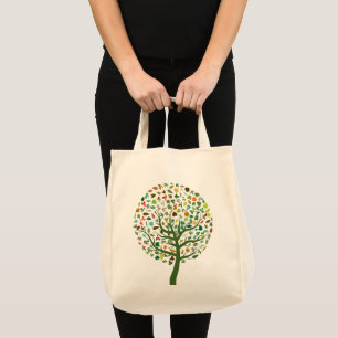 Bolsa Tote Planeta ecológico da árvore Greenie
