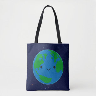 Bolsa Tote Planeta Feliz Terra