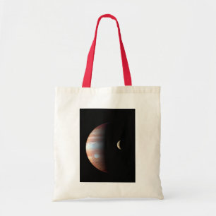 Bolsa Tote Planeta Gigante Gasoso Júpiter & Lua Galileana Io