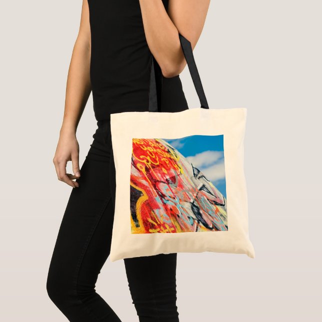 Bolsa Tote planeta grafite (Frente (produto))