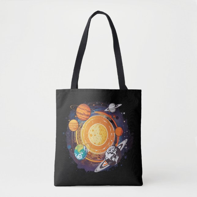 Bolsa Tote Planetas (Frente)