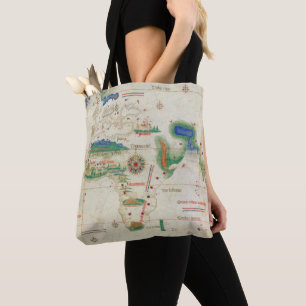 Bolsa Tote Planisphere 1502 de Cantino